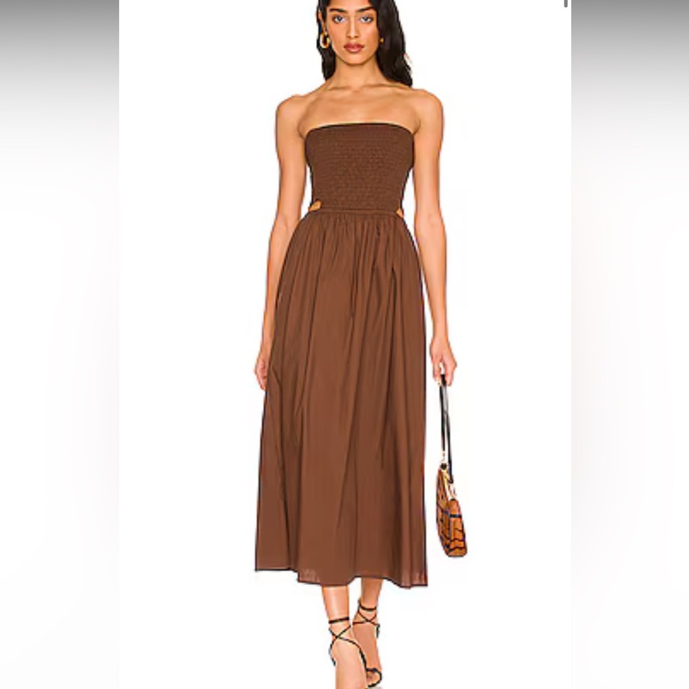 Faithfull the Brand Brown Maxi Dress